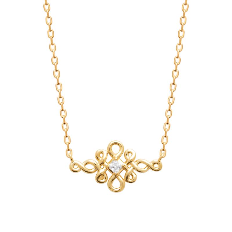 Coque de Nacre Collier plaqué or 973993