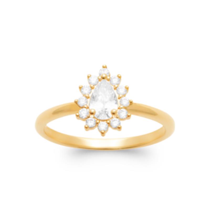 Coque de Nacre Bague plaqué or 2986310