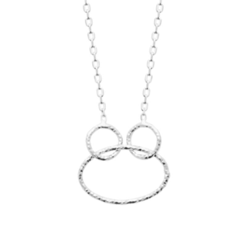 Coque de Nacre Collier argent 722020