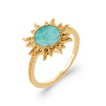 Coque de Nacre Bague plaqué or 2937760