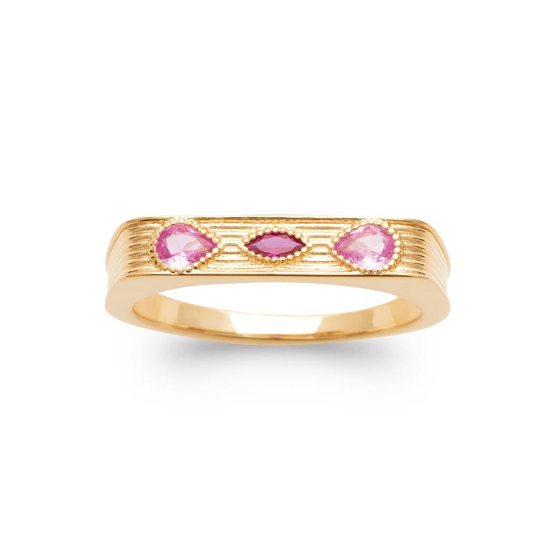 Coque de Nacre Bague plaqué or 20017080