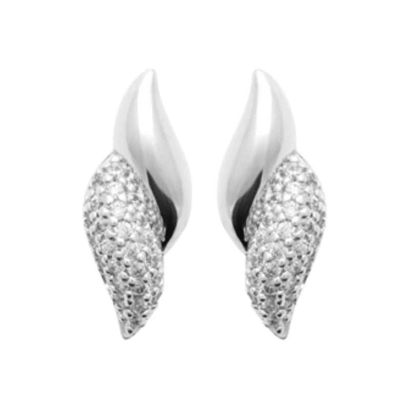 Coque de Nacre Puces d'oreilles argent 13061310
