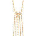 Coque de Nacre Collier plaqué or 973616