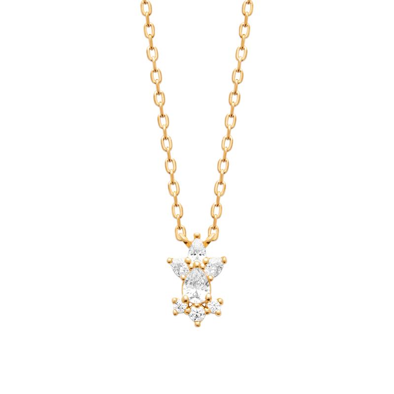 Coque de Nacre Collier plaqué or 974265