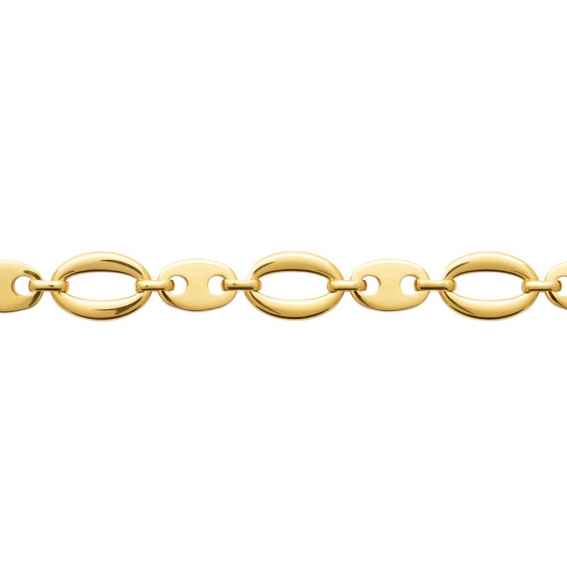Coque de Nacre Bracelet acier doré 312348