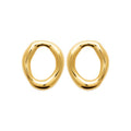 Izee Boucles d'oreilles acier doré 3128309