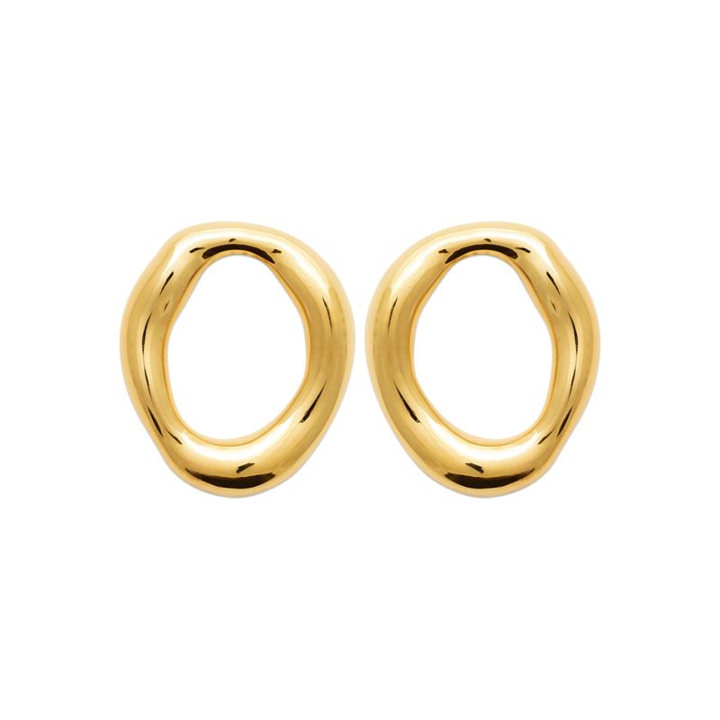 Izee Boucles d'oreilles acier doré 3128309