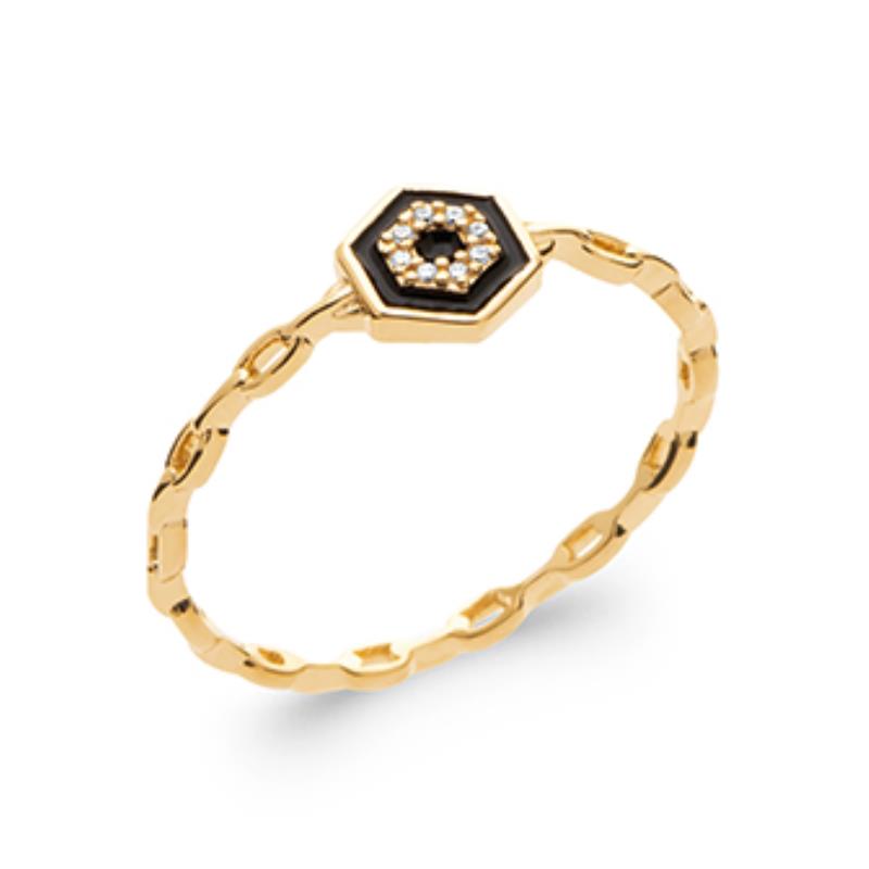 Coque de Nacre Bague plaqué or 2296407
