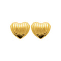 Coque de Nacre Boucles d'oreilles acier doré 3127709