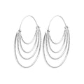 Coque de Nacre Créoles argent 7646600