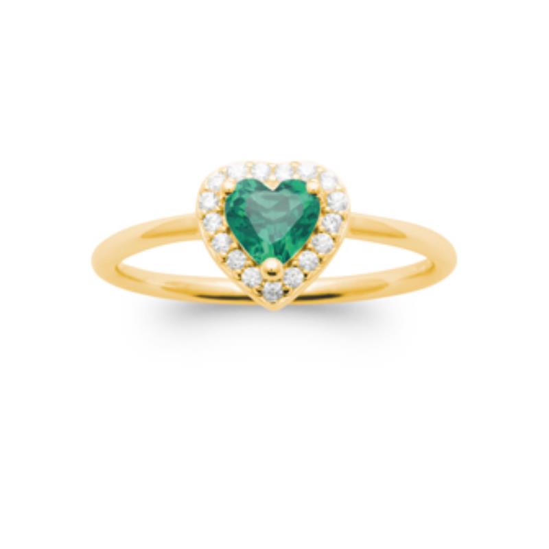 Coque de Nacre Bague solitaire plaqué or 2972950