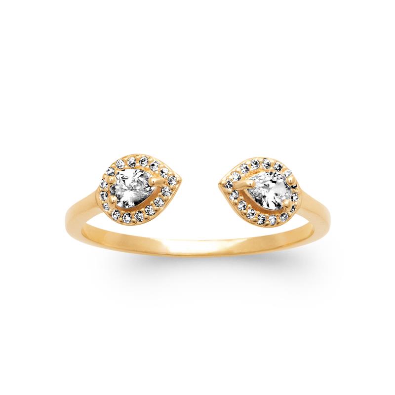 Coque de Nacre Bague plaqué or 20015210