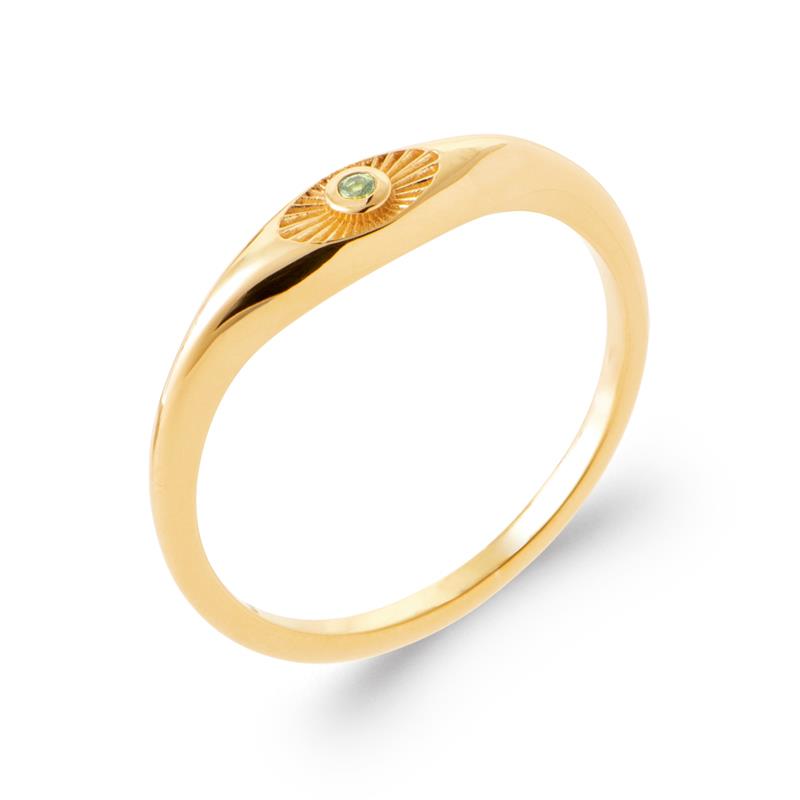 Coque de Nacre Bague plaqué or 20013150