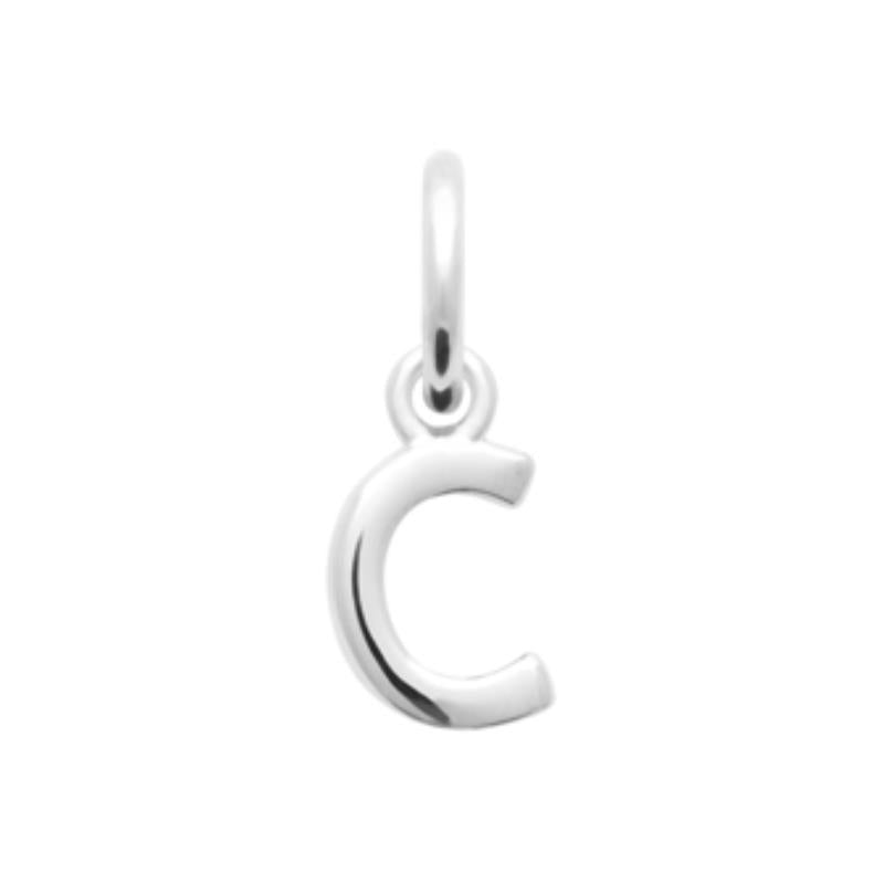Coque de Nacre Pendentif initiale argent 7775603