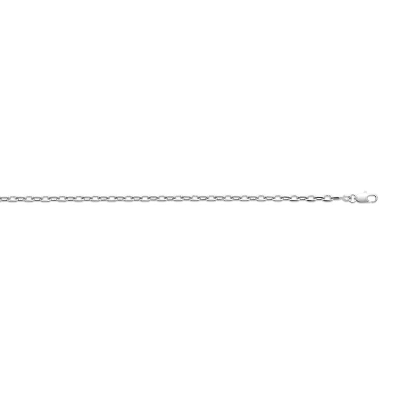 Coque de Nacre Chaîne maille forçat argent 725100