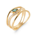 Coque de Nacre Bague plaqué or 2956450