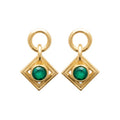 Coque de Nacre Boucles d'oreilles pendantes plaqué or 23028450