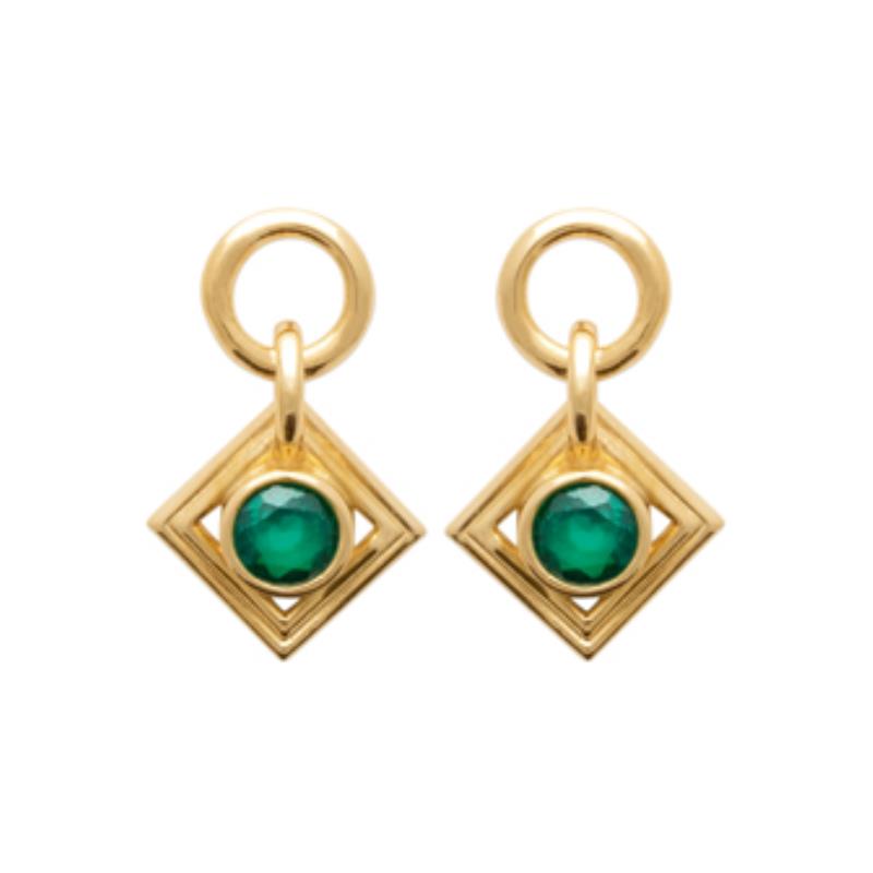 Coque de Nacre Boucles d'oreilles pendantes plaqué or 23028450