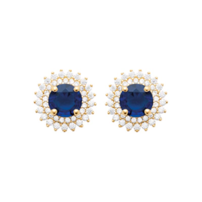 Coque de Nacre Puces d'oreilles plaqué or 23046240