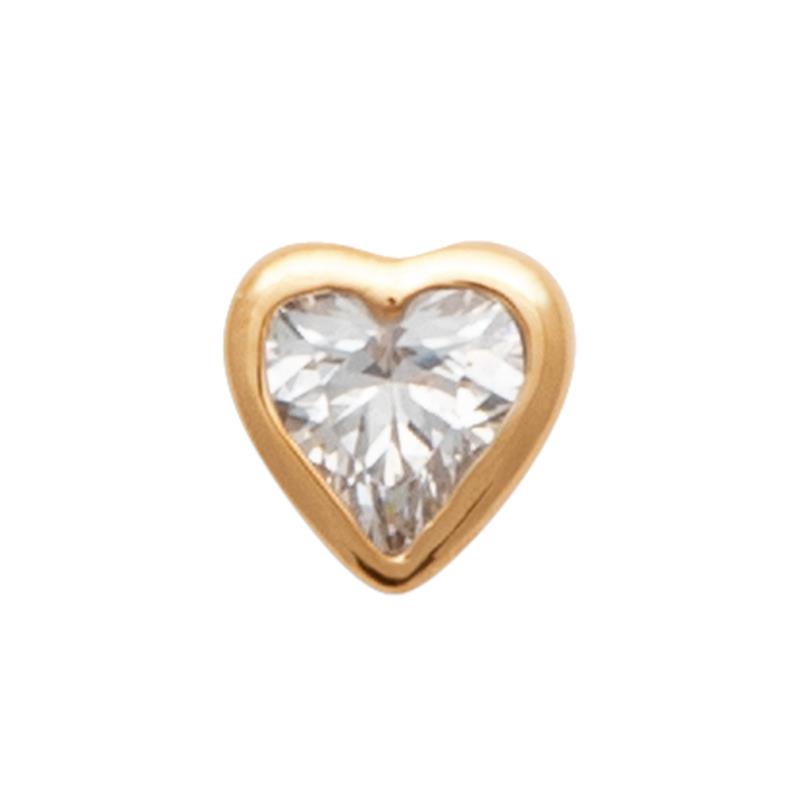 Coque de Nacre Boucle d'oreille à l'unité plaqué or 2590010U