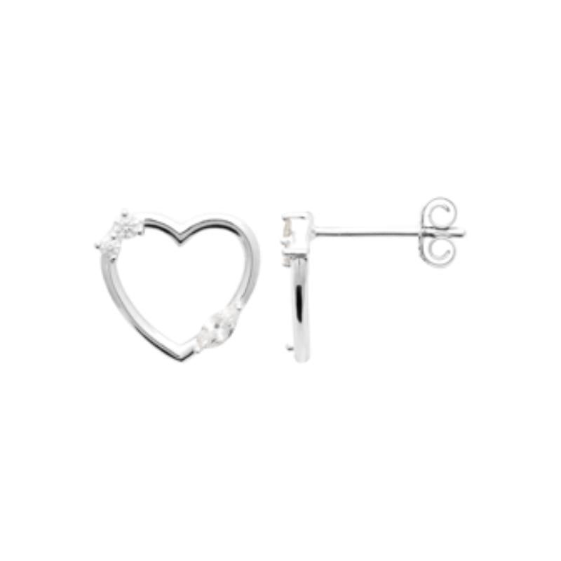Coque de Nacre Puces d'oreilles argent 13045110