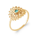 Coque de Nacre Bague plaqué or 2936860