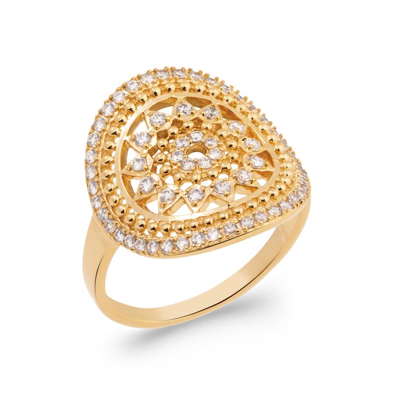 Coque de Nacre Bague plaqué or 2287510