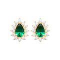 Coque de Nacre Puces d'oreilles plaqué or 23056050