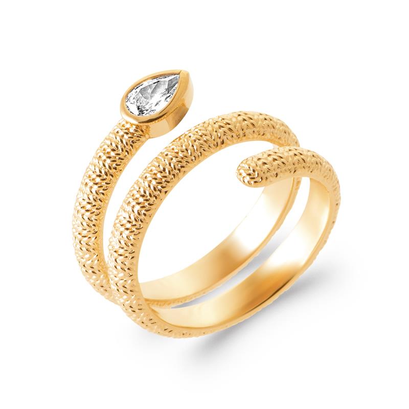 Coque de Nacre Bague plaqué or 20003710