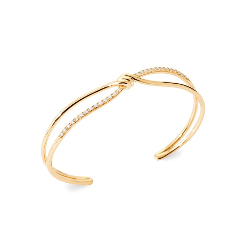 Coque de Nacre Bracelet jonc plaqué or 974071