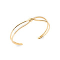 Coque de Nacre Bracelet jonc plaqué or 974071