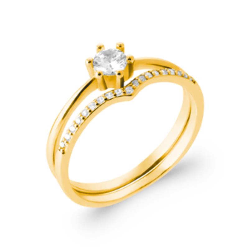 Coque de Nacre Bague plaqué or 2993710