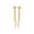 Coque de Nacre Boucles d'oreilles pendantes plaqué or 23078100