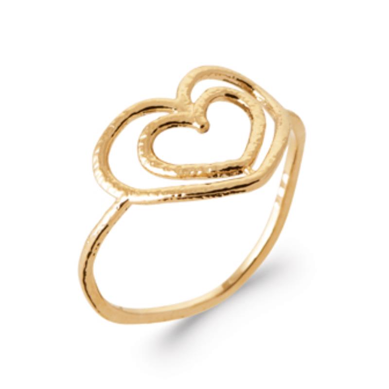 Coque de Nacre Bague plaqué or 2929300