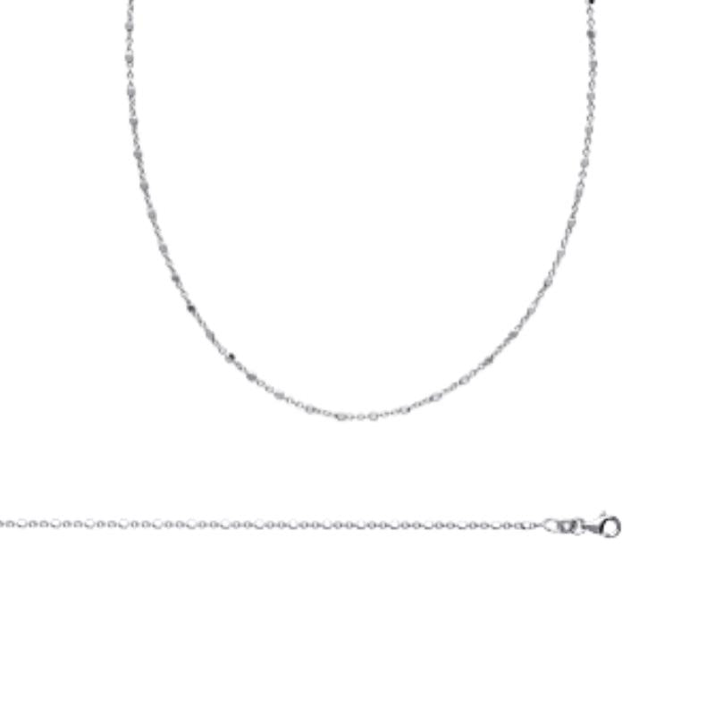 Coque de Nacre Chaîne argent 721337