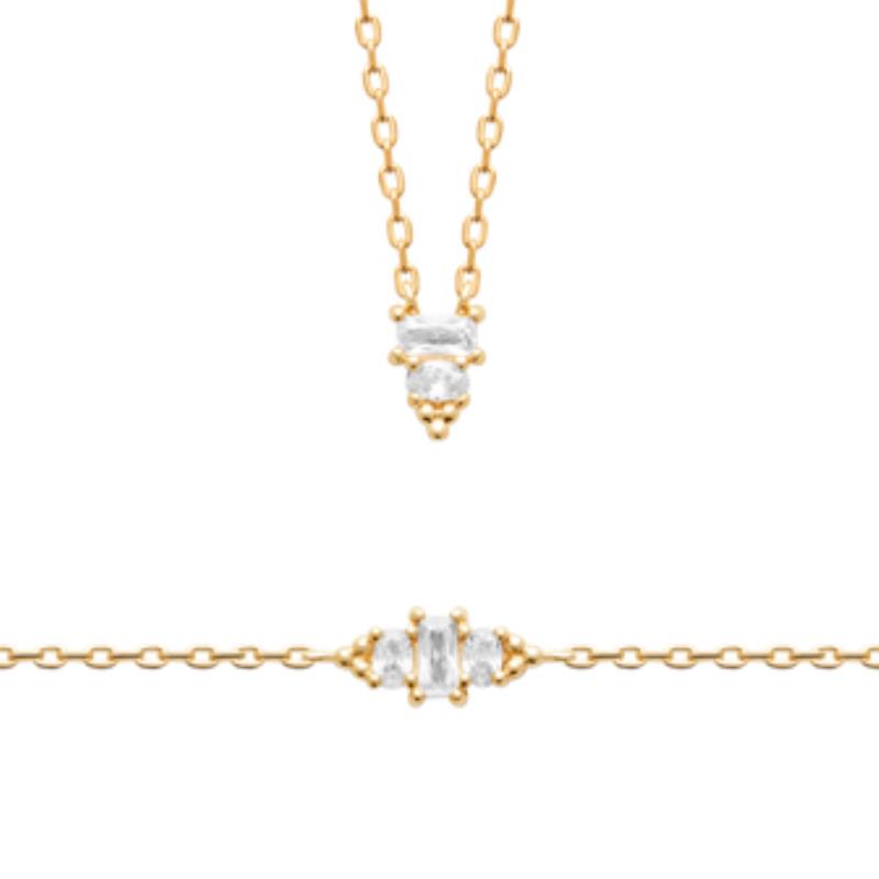 Coque de Nacre Collier plaqué or 973900