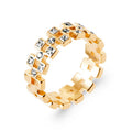 Coque de Nacre Bague plaqué or 20016010