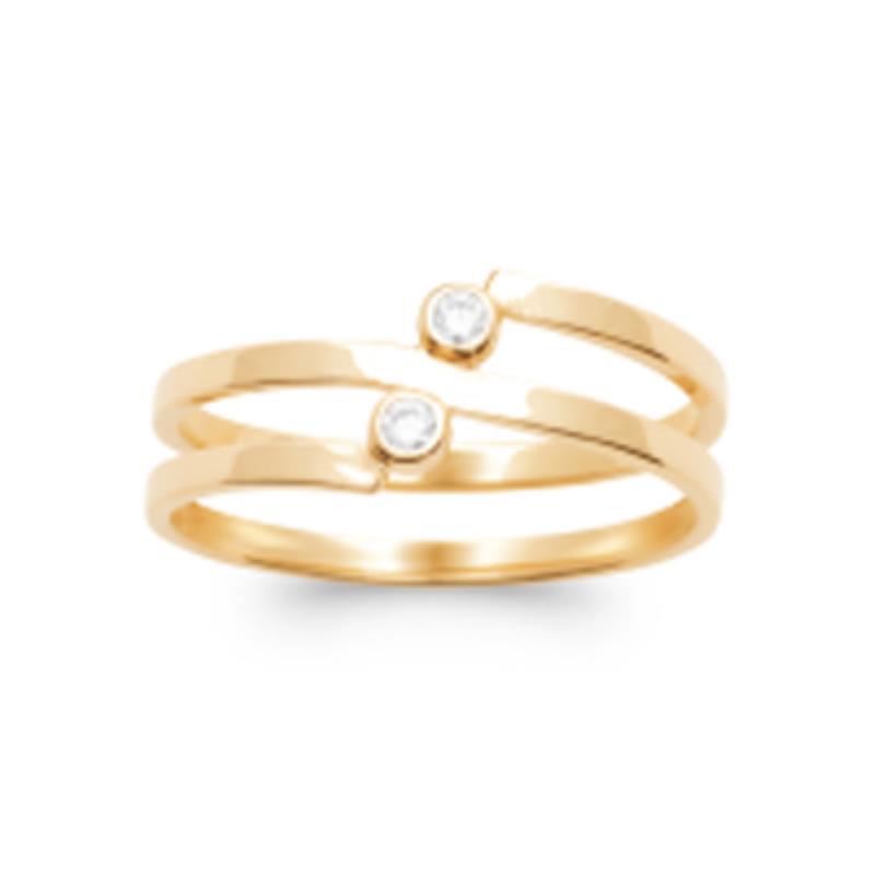 Coque de Nacre Bague plaqué or 2974110