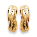 Coque de Nacre Créoles plaqué or 2620400