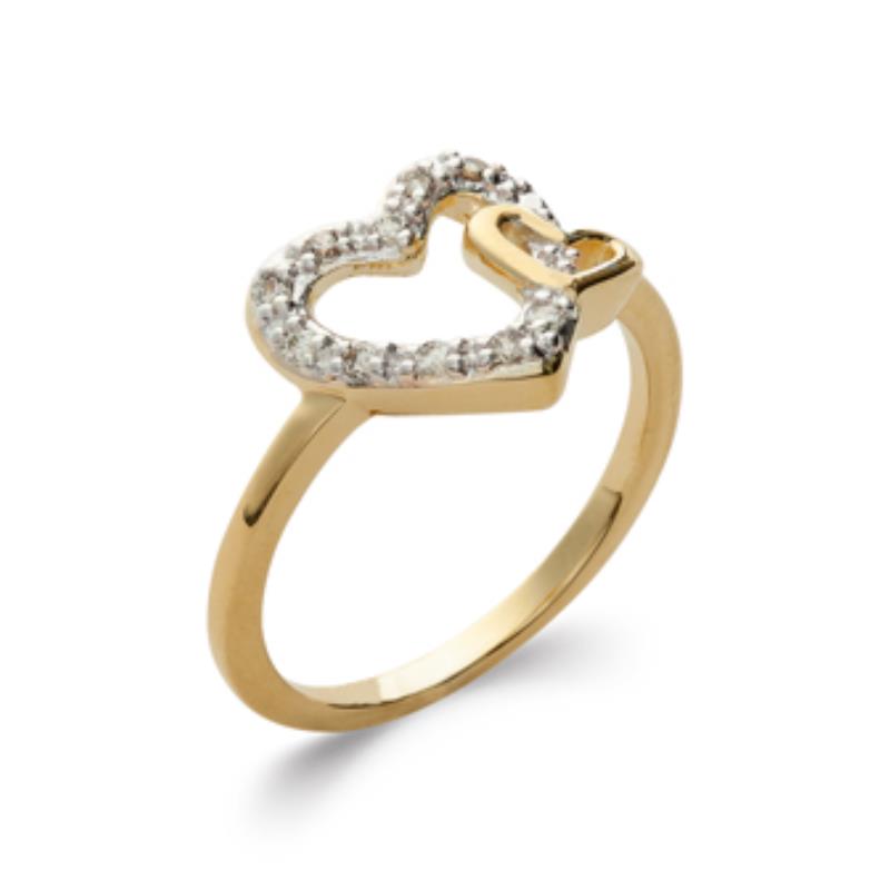Coque de Nacre Bague plaqué or 2179211