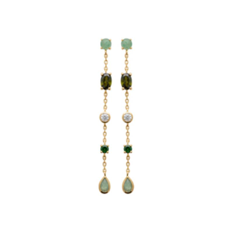 Coque de Nacre Boucles d'oreilles pendantes plaqué or 23027450