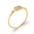 Coque de Nacre Bague plaqué or 2995610