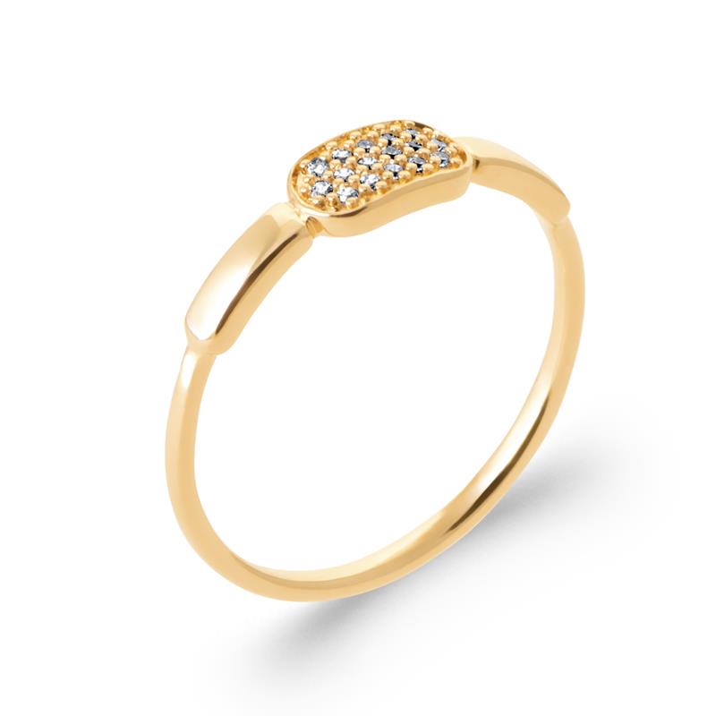Coque de Nacre Bague plaqué or 2995610