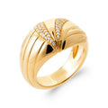 Coque de Nacre Bague plaqué or 2999810