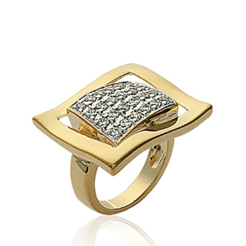 Coque de Nacre Bague plaqué or 2077511