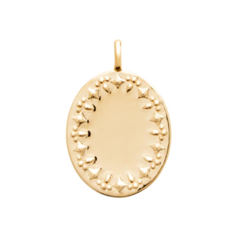 Coque de Nacre Médaille plaqué or 2783500
