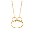 Coque de Nacre Collier plaqué or 922020