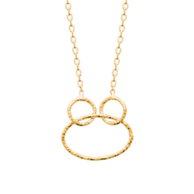 Coque de Nacre Collier plaqué or 922020