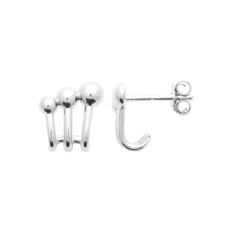 Coque de Nacre Boucles d'oreilles argent 73059300