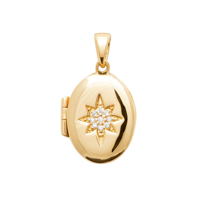 Coque de Nacre Pendentif plaqué or 2779610